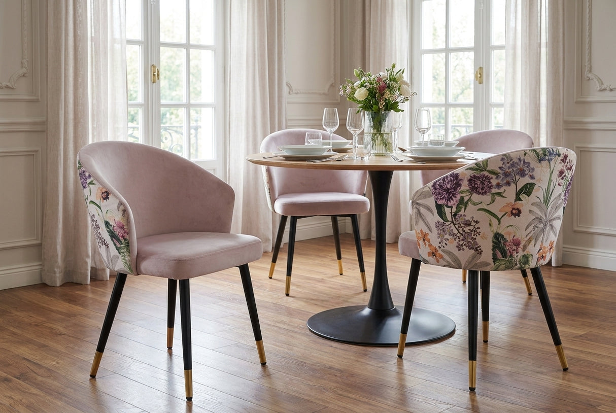 Chair MAISON CLASSIQUE lilac - natural