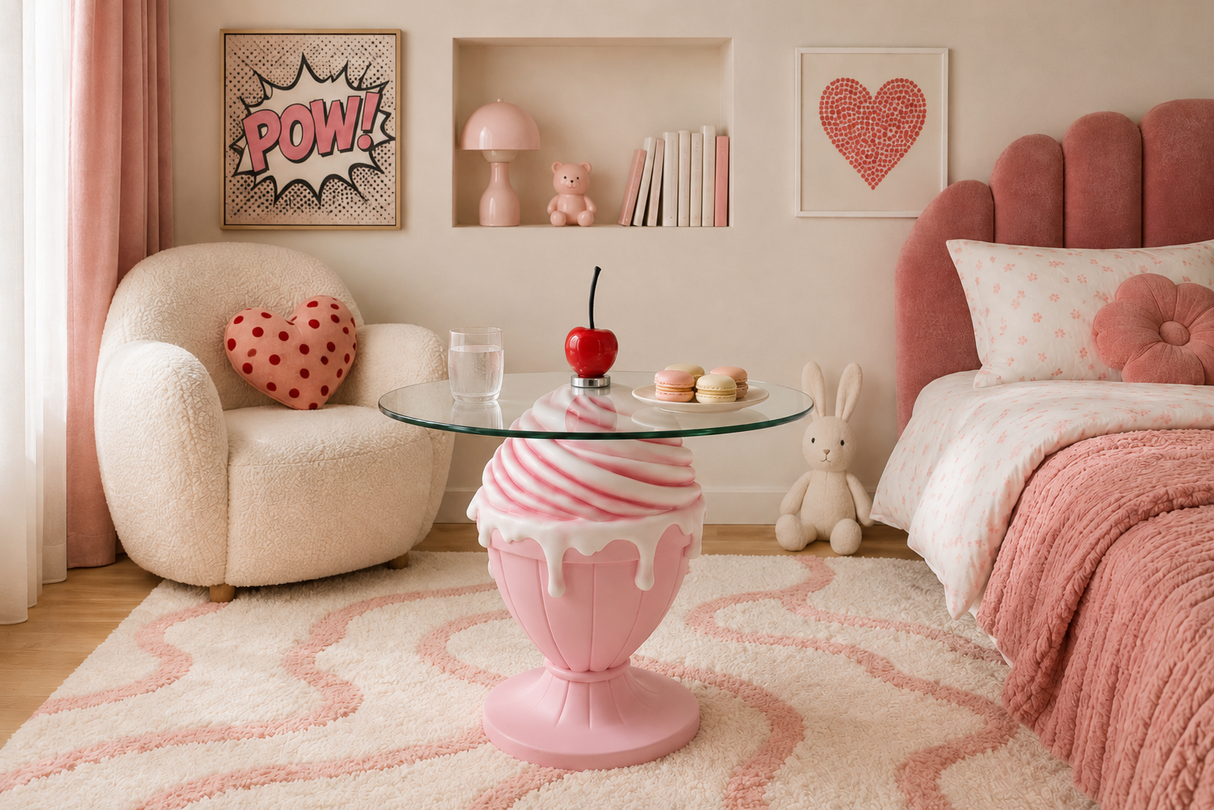 Side table SWEET SOCIETY Soft Pop 65cm pastel pink