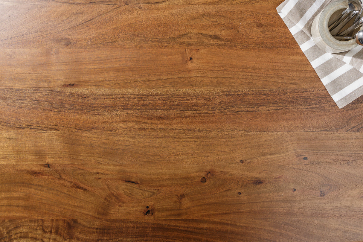 Dining table MAMMUT 160cm X-legs 35mm massive acacia wood