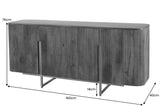 Sideboard GATSBY 160cm Retrostil Mango Gold