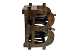 Wine shelf half BITCOIN 70cm pine natrual