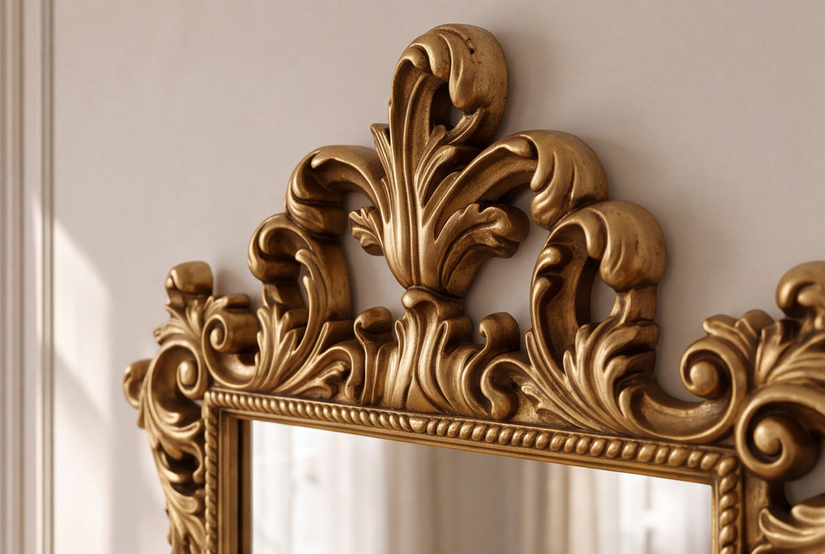 Wall mirror OPULENT 125cm gold