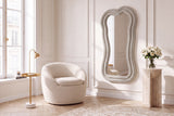 Wall mirror ALICE II 100cm greige