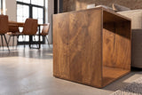 Beistelltisch MAKASSAR 45cm mit Stauraum Mangoholz honigfarben lasiert