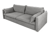 Schlafsofa APARTMENT 215cm 3-Sitzer Cord grau