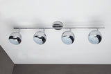 Pendant lamp BUBBLE 105cm chrome