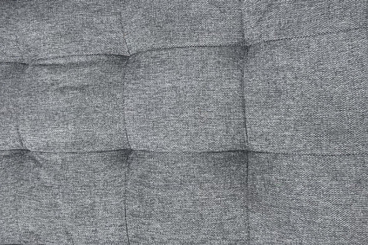 Sofa bed JAZZ 195cm 3-seater textured fabric grey