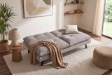 Schlafsofa COCOONING 190 cm 3-Sitzer Chenille beige