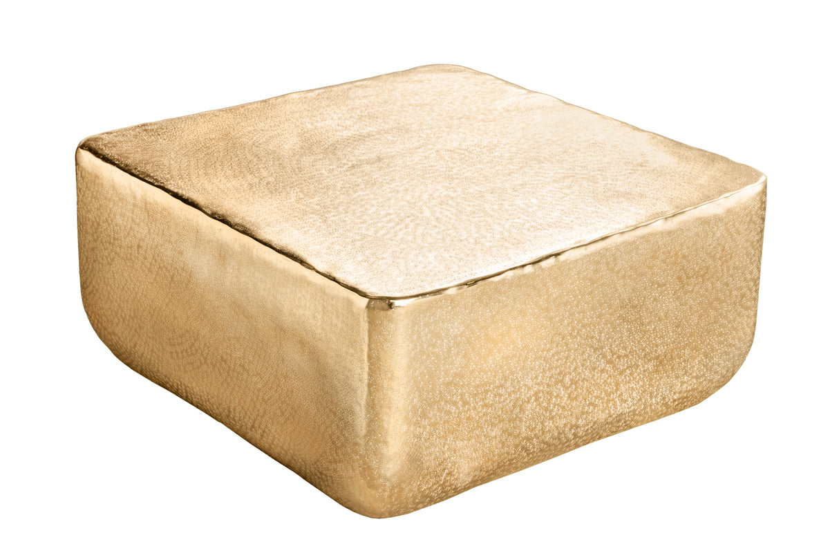 Coffee table UNIT 70cm hammer stroke effect gold