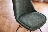 Chair SCANDINAVIA MEISTERSTÜCK  textured fabric green