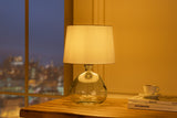 Table lamp CLASSIC 40cm white lampshade recycled glass