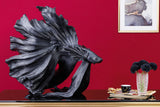 Decoration fish CROWNTAIL 65cm polyresin black