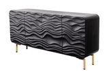 Sideboard LAGOON 160cm Mangoholz schwarz