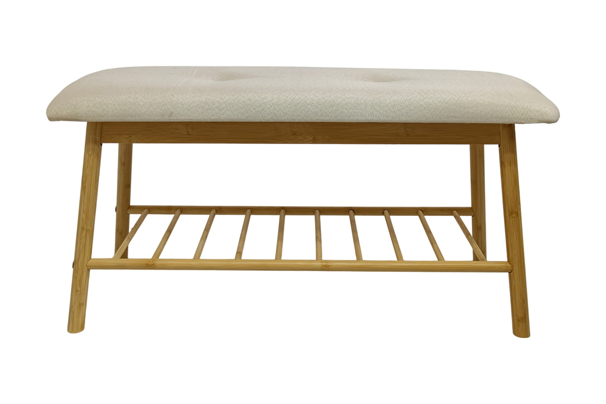 Shoeshelf ZEN-BO 90cm bamboo natural beige