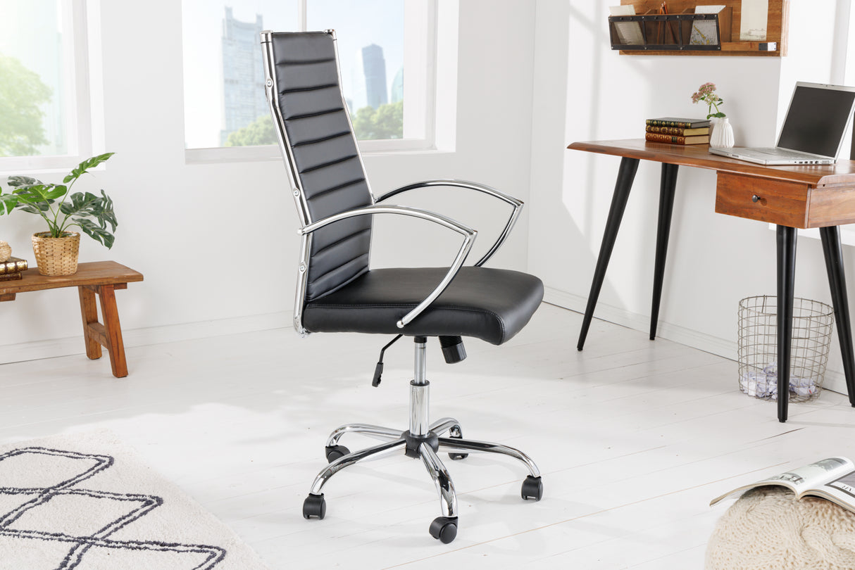 Office chair BIG DEAL 107-117cm artificial leather black