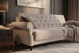 Schlafsofa MAISON BELLE AFFAIRE 220cm Bouclé Greige