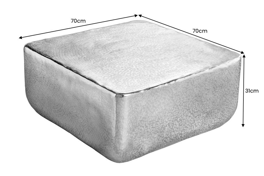 Coffee table UNIT 70cm hammer stroke effect gold