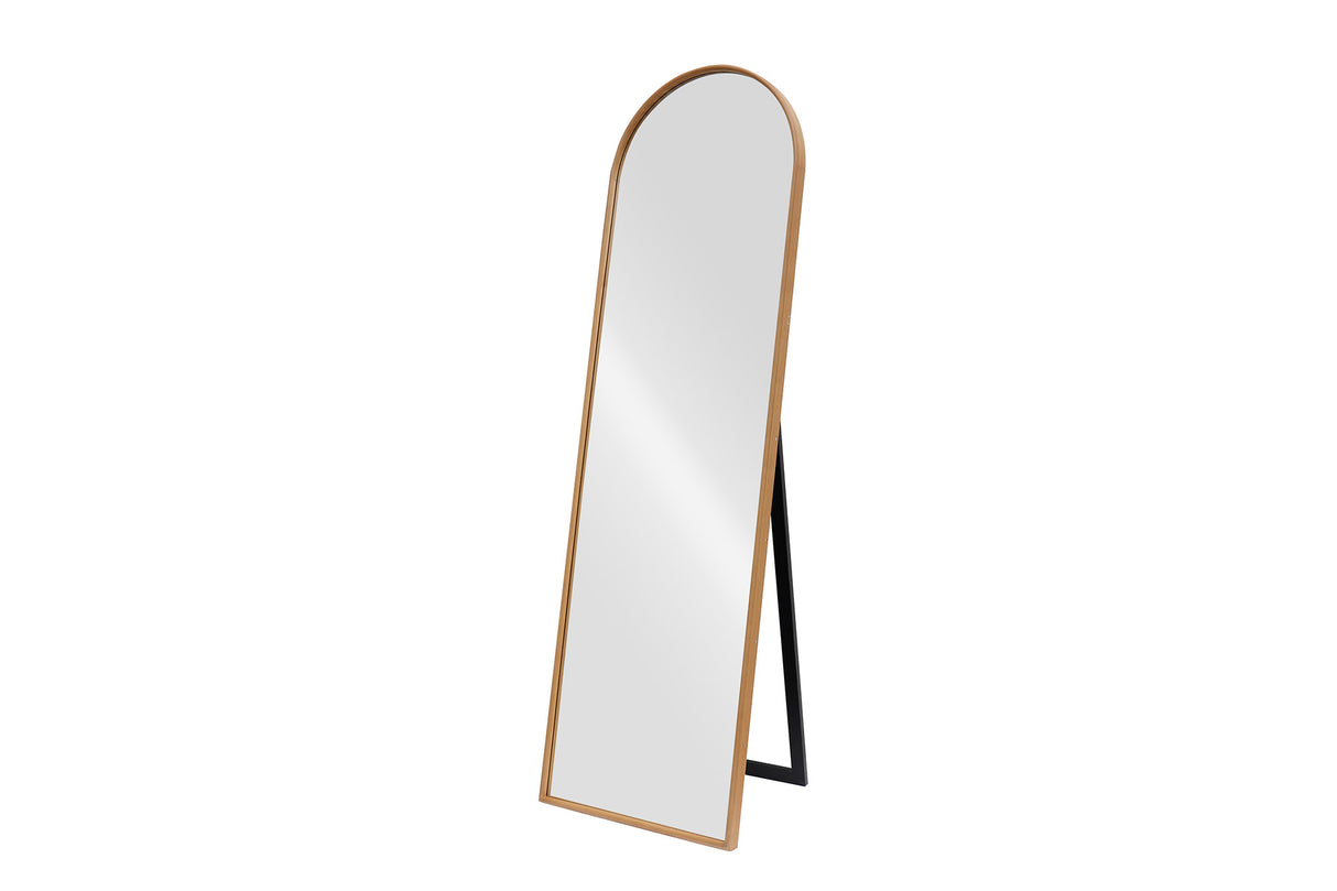 Standing mirror PORTRAIT 165cm walnut wood veneered