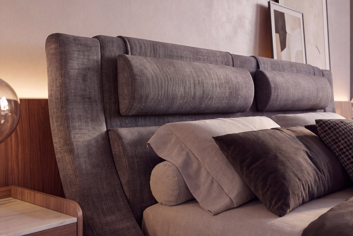 Bed SWING 180x200cm vogue velvet grey