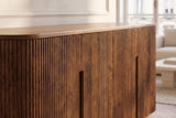 Sideboard GATSBY 160cm retro style mango wood brown gold