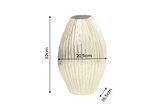 Dekovase ELEGANCE 30cm mit Hammerschlag-Effekt antik gold