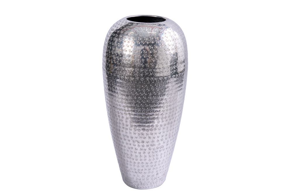 Váza ORIENTAL 50cm stříbrná