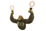 Wall lamp KING APE 50cm handmade gold