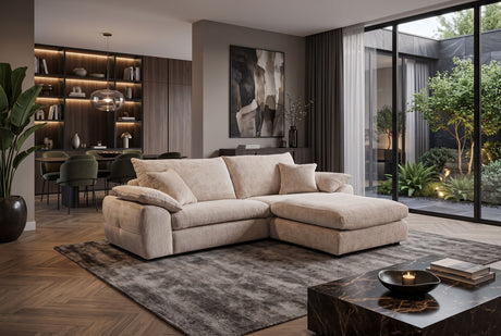 Sofa SOHO 260cm 4-seater chenille beige