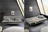 Sofa bed JAZZ 195cm 3-seater cord greige