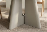 Esstisch ORGANIKO 120cm rund greige beige