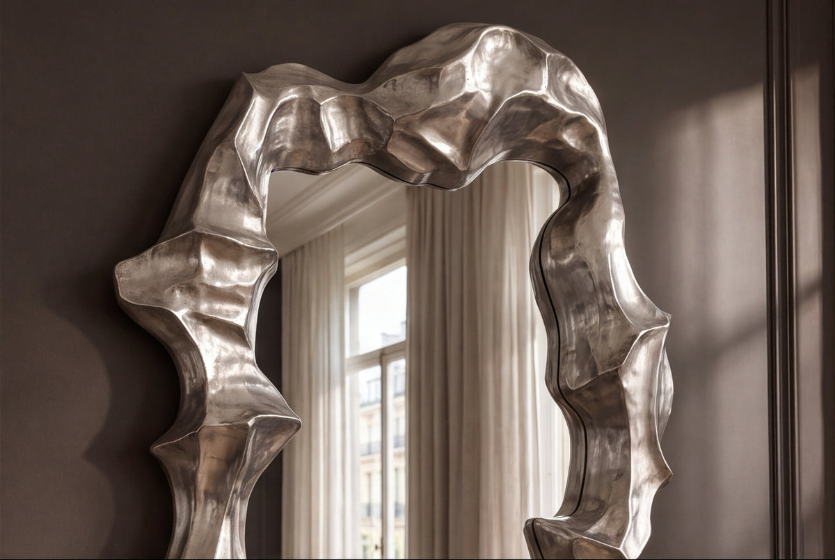 Wall mirror VENETIA 150cm silver