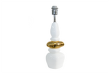 Table lamp STONES OF ZEN 70cm w/ adjustable lampshade white gold