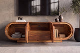 TV-Board ORGANIKO 160cm oval Palisander braun