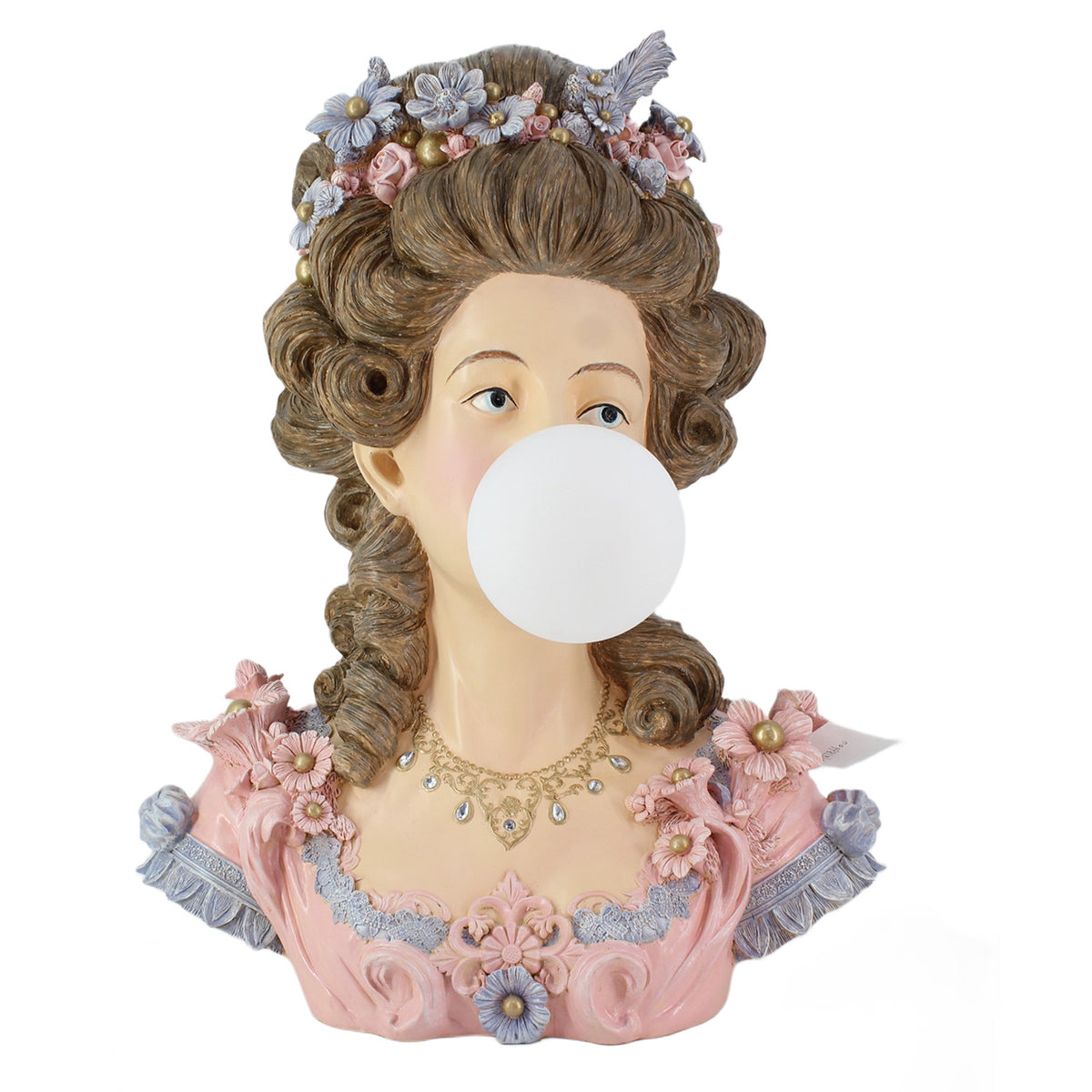 Table lamp LADY 60cm bust w/ lamp globe multicolored – Invicta Interior
