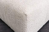 Sofa ROYAL 120cm Federkern Bouclé Champagnerbeige