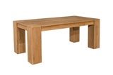 Couchtisch MAKASSAR 100cm Mangoholz cremefarben
