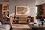 Sideboard RELIEF 175cm hängend Akazienholz natur