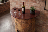 Wine shelf half SEVEN SEAS 80cm for 9 bottles pine wood