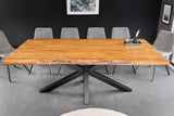 Dining table MAMMUT 200cm acacia wood 50mm natural brown