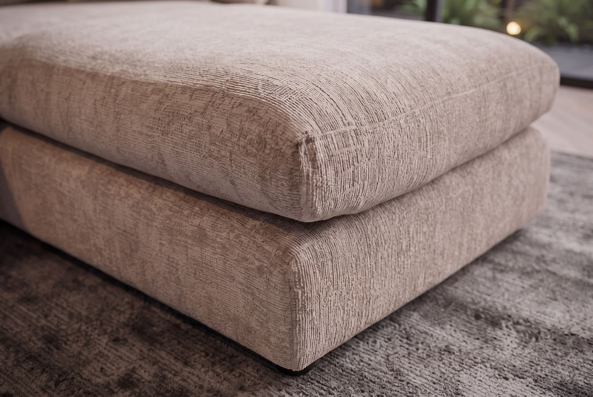 Stool SOHO 100cm chenille beige