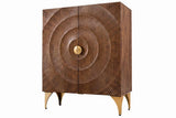 Highboard GOLDEN SUNSET 120cm 3D Mangoholz braun