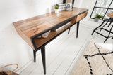 Console INDUSTRIAL 120cm with drawer mango wood