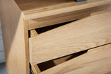 Desk STUDIO 160cm oak-look w/ cabinet