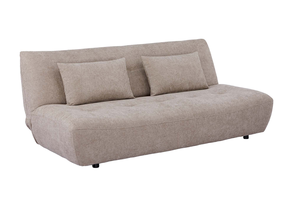 Schlafsofa ELYPSE 200cm 3-Sitzer Chenille Greige