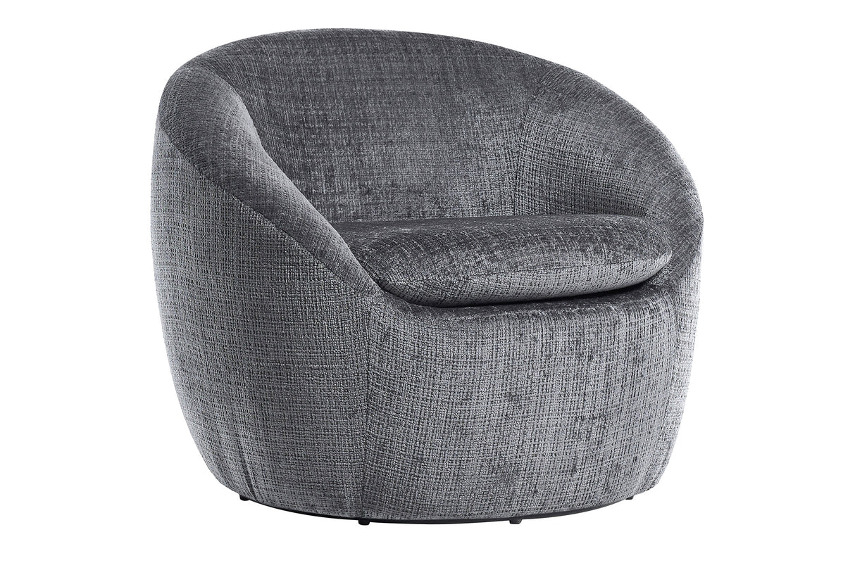 Sessel ALPINE 360° drehbar, Strukturstoff grau