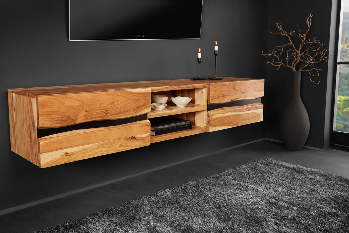 TV-Board AMAZONAS 160cm hanging acacia wood