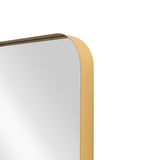 Wandspiegel AMSTERDAM 100 cm Aluminium Gold