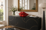 Dekoration DISCO LIP 45cm Mosaik rot
