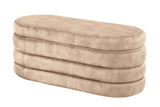 Polsterbank VOQUE 115cm Samt Champagner