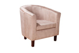 Armchair HEMINGWAY velvet champagne greige